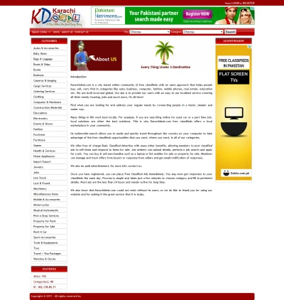 Classified Website Development 1